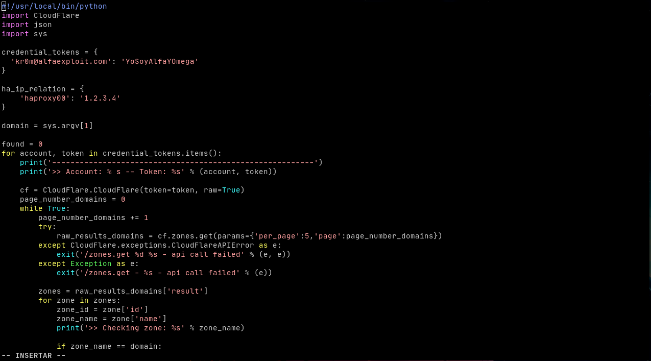 VI theme configuration – AlfaExploit